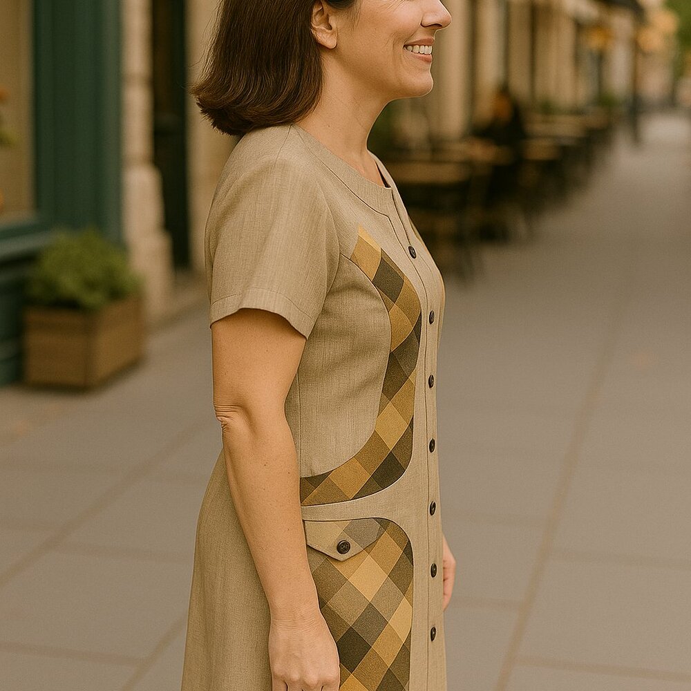 Luk.s Women’s Linen Dress Size 52 (US XL) NWT - Picture 2 of 14